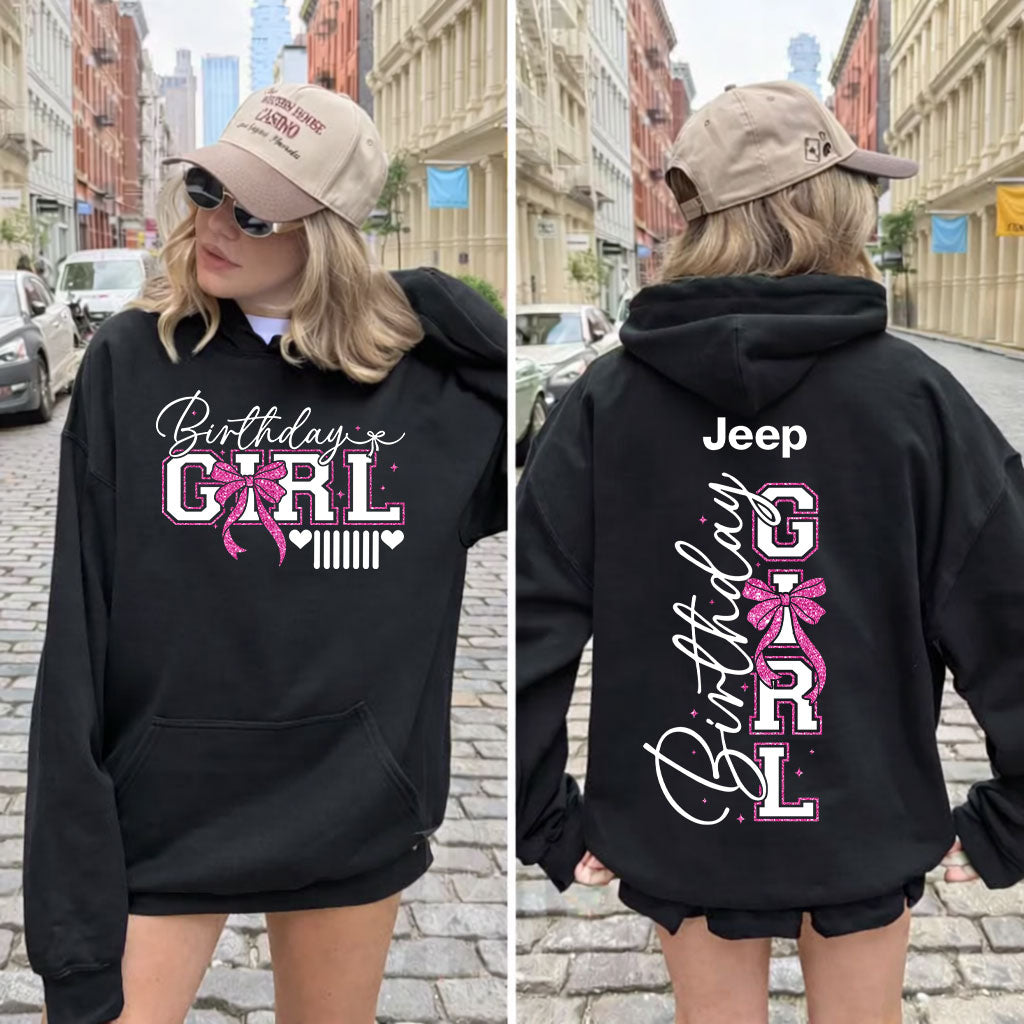 Jeep Birthday Girl Bow Hoodie Supler Store