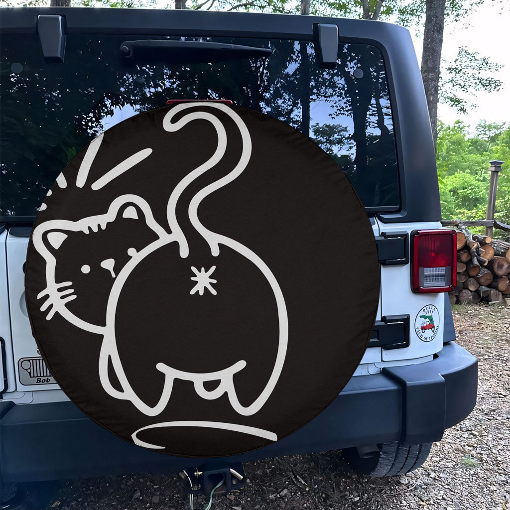 Funny Cat Jeep Spare Tire Cover Supler Store