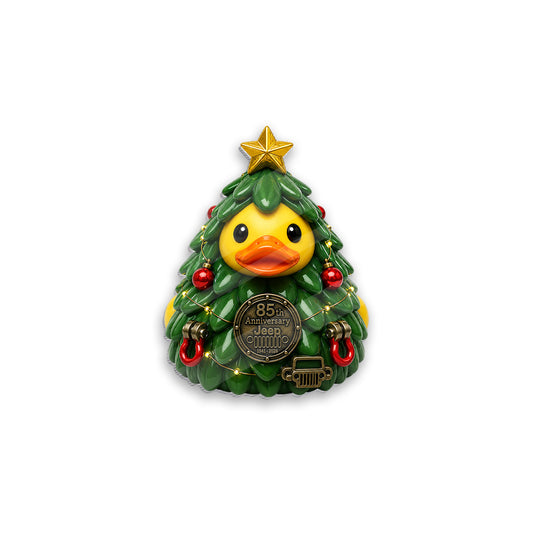 Jeep Christmas Tree Duck 85th Anniversary Acrylic Magnet