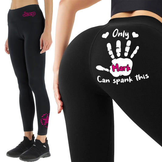 Personalized Jeep Leggings Husband/ BF Can Spank This Supler Store