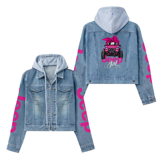 Jeep Girl Multicolor Women's Denim Jacket