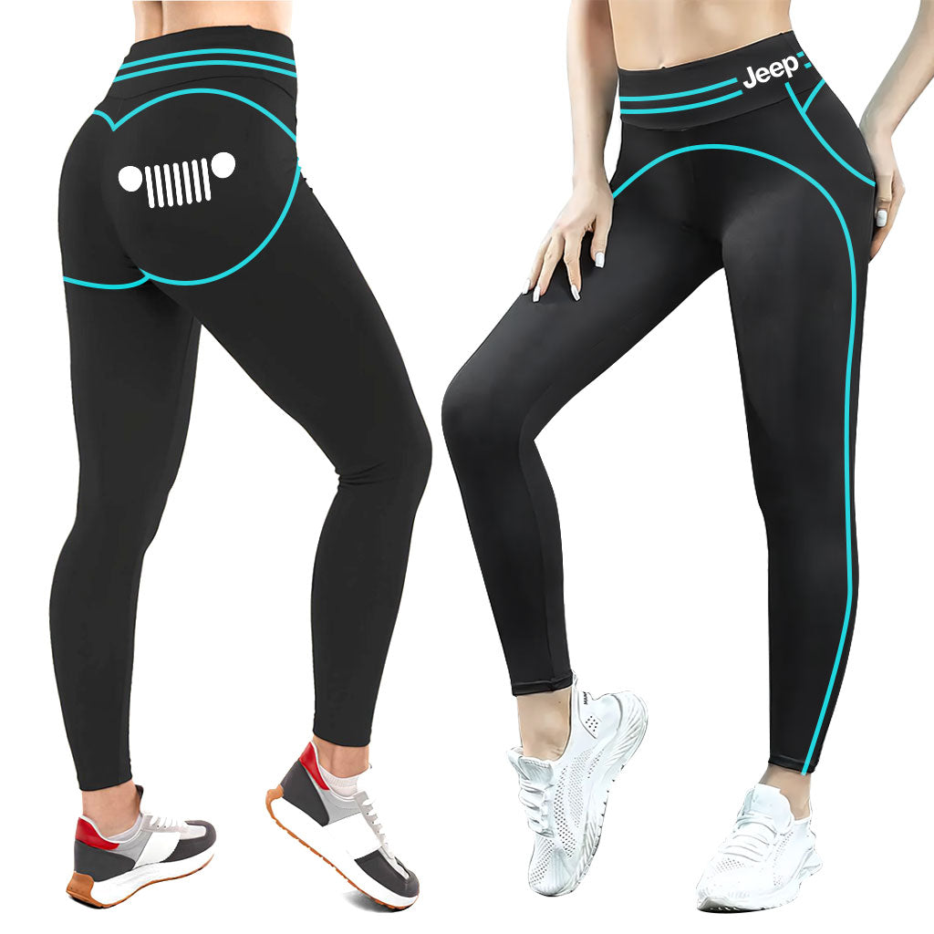 Jeep Girl Leggings Heart Throb Supler Store