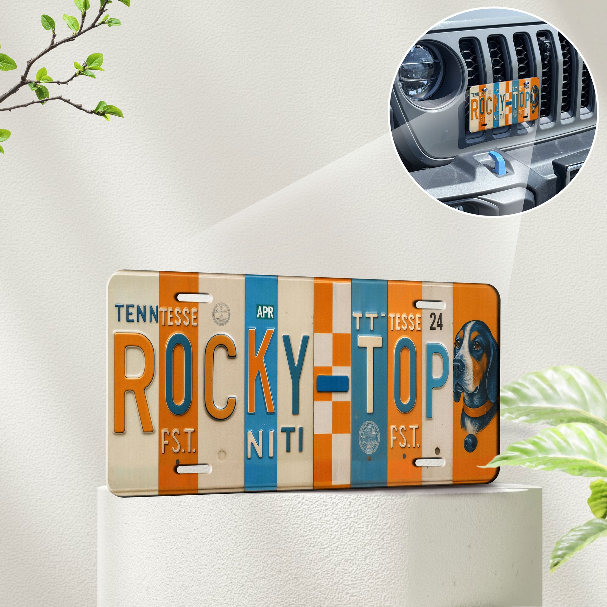 Rocky Top Tennessee Volunteers Vanity License Plate Supler Store