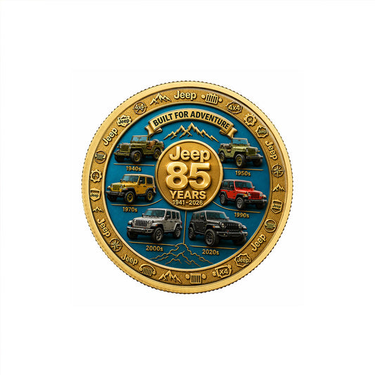 Jeep 85th Anniversary Evolution Commemorative Coin