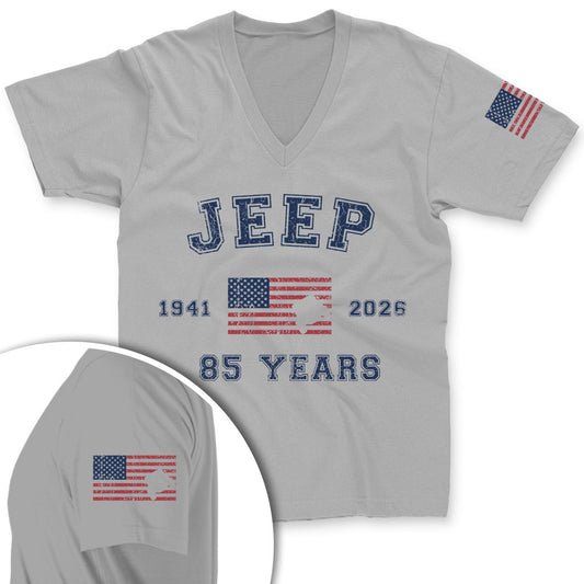 Jeep 85 Years 1941 2026 US Flag Shirt