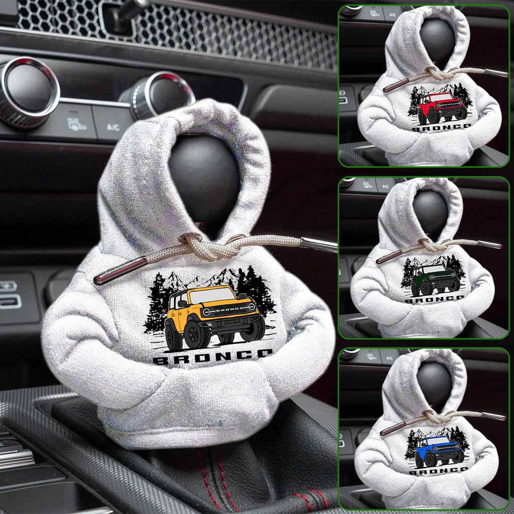 Bronco Offroad Shift Knob Hoodie Supler Store