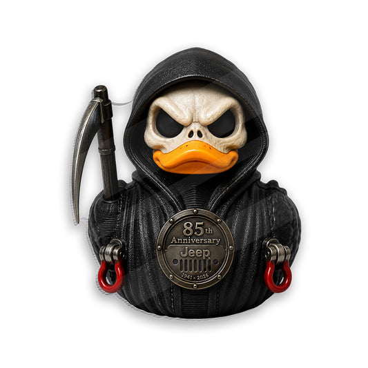 Jeep Halloween 85th Anniversary Grim Reaper Duck Acrylic Magnet