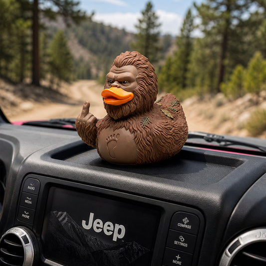 Bigfoot Rubber Duck for Jeeps Funny Car Decor