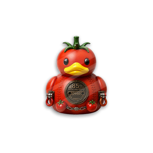 Jeep 85th Anniversary Tomato Duck Acrylic Magnet
