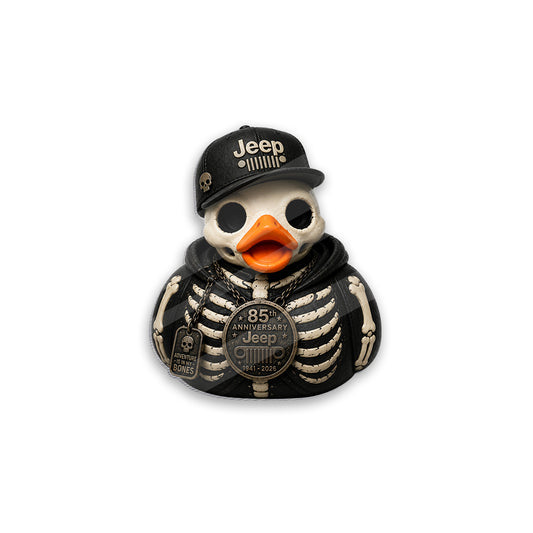 Jeep 85th Anniversary Halloween Skeleton Duck Acrylic Magnet
