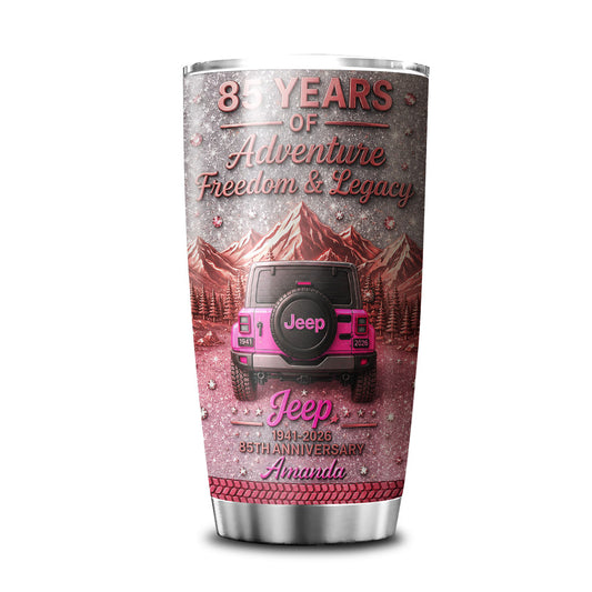 Jeep 85 Years Of Adventure Tumbler