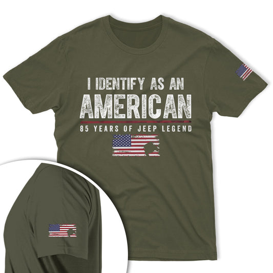 I Idenitfy As An American Jeep Legend 85th Anniversary Shirt