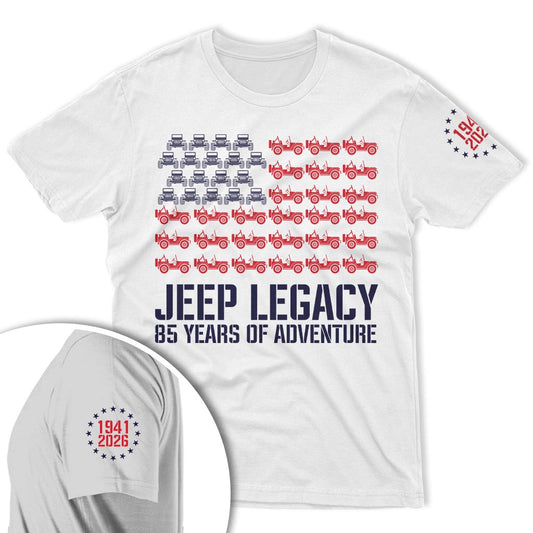 Jeep Legacy 85 Years Anniversary Shirt