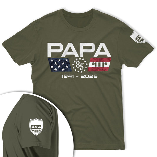 Jeep Papa 85th Anniversary Shirt