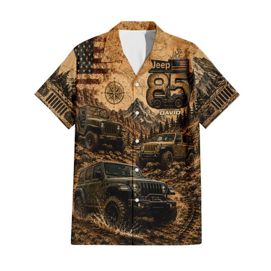 Jeep 85th Anniversary Off-Road Hawaiian Personalized Shirt