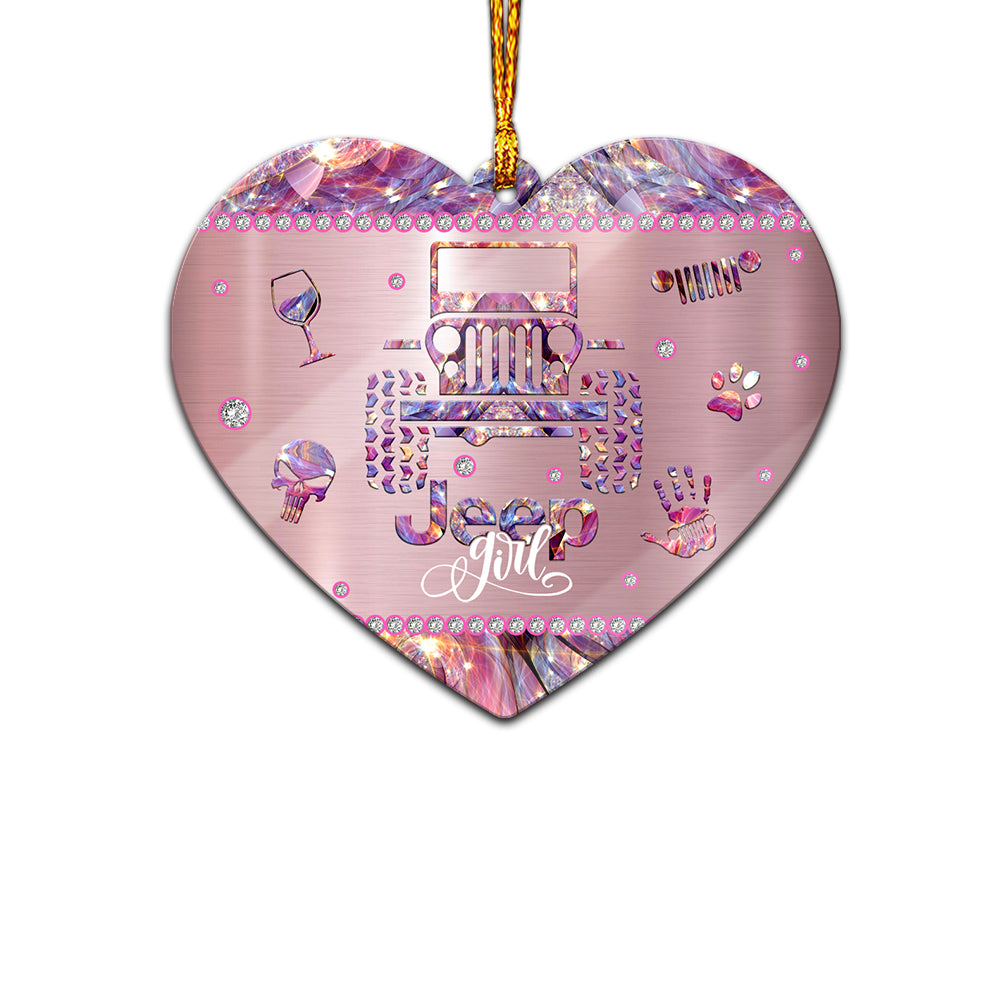 Jeep Girl Acrylic Christmas Ornament Gifts Supler Store