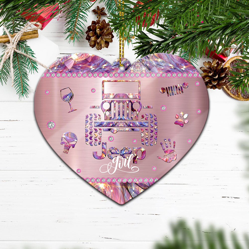 Jeep Girl Acrylic Christmas Ornament Gifts Supler Store