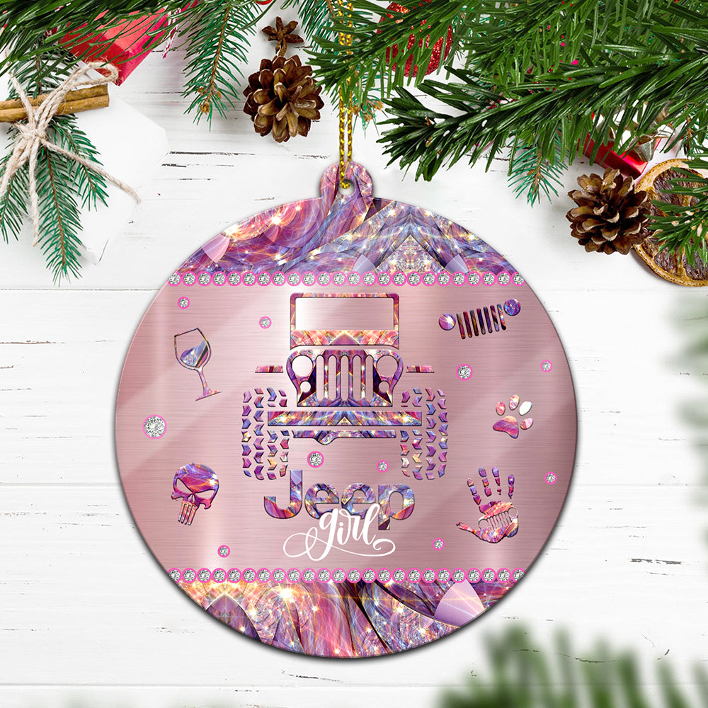 Jeep Girl Acrylic Christmas Ornament Gifts Supler Store