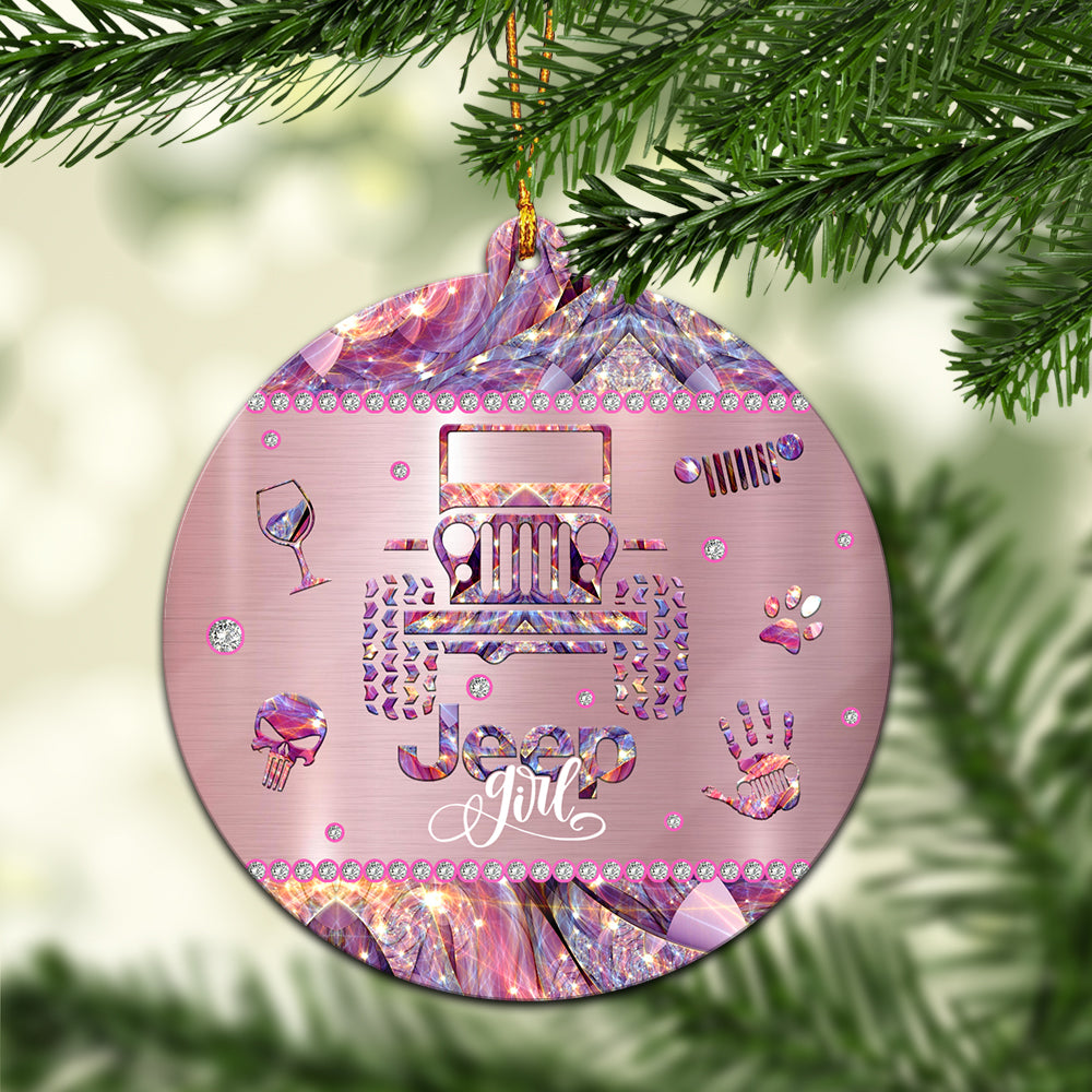 Jeep Girl Acrylic Christmas Ornament Gifts Supler Store