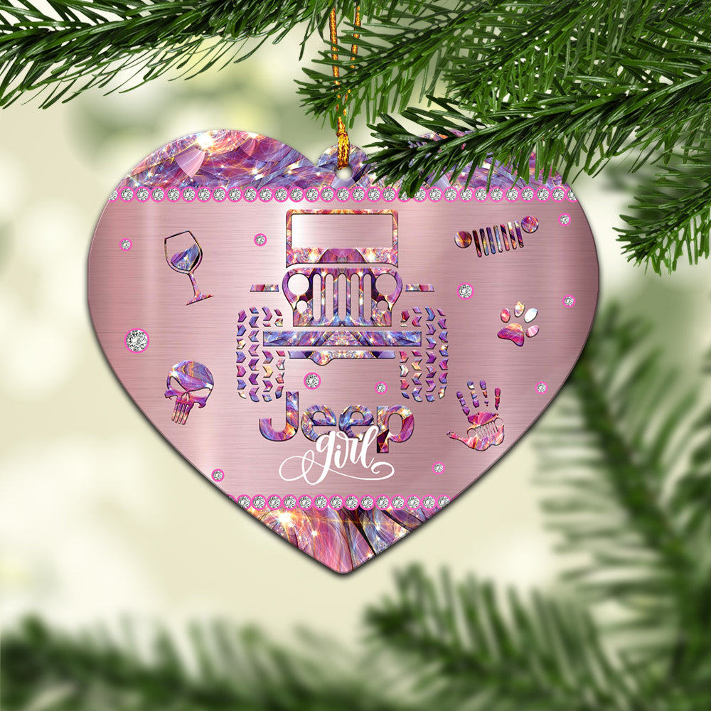 Jeep Girl Acrylic Christmas Ornament Gifts Supler Store