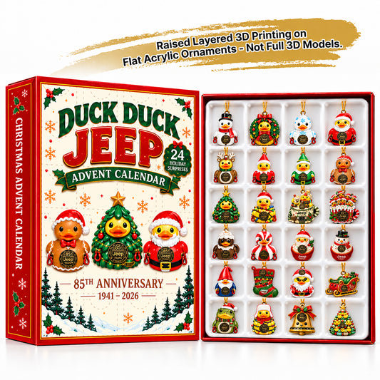 Duck Duck Jeep 85th Anniversary 3D Relief Advent Calendar