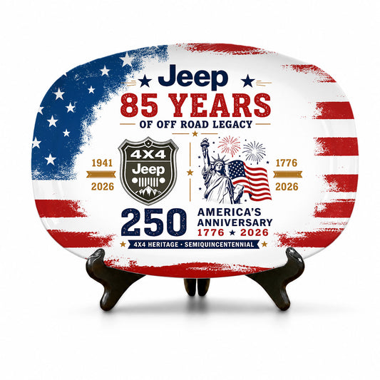 Jeep 85th Anniversary & US 250th Anniversary Commemorative Platter