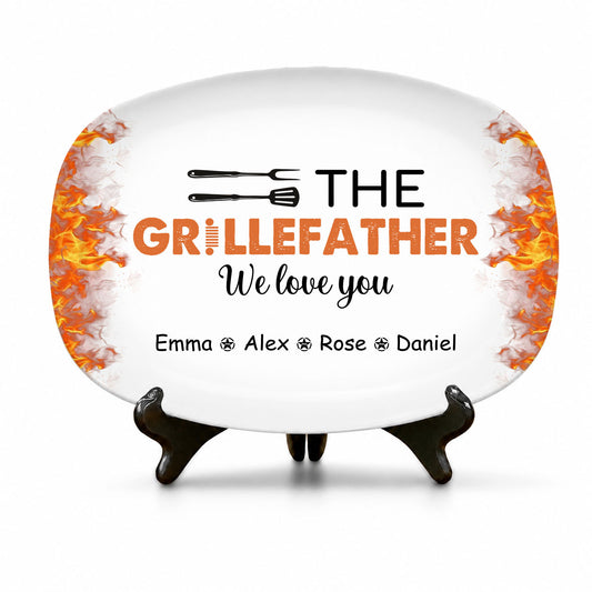 The Grillefather Jeep Personalized Platter