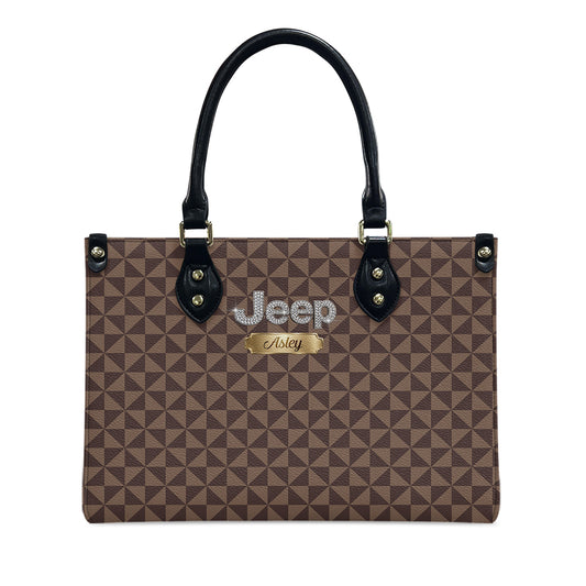 Personalized Luxury Jeep Leather Handbag