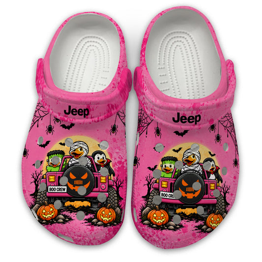Halloween Jeep Duck Duck Boo Clogs
