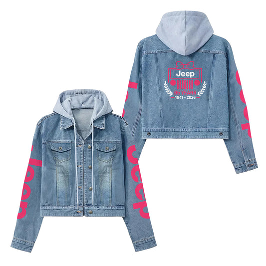 Jeep 85th Anniversary Bow Women's Denim Jacket