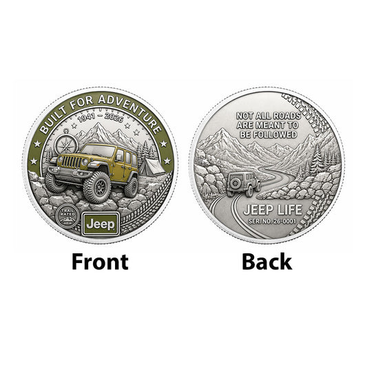 Jeep 85th Anniversary Built For Adventure Commemorative Coin