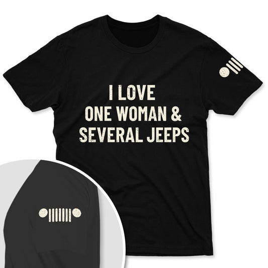 I Love One Woman & Several Jeeps Shirt