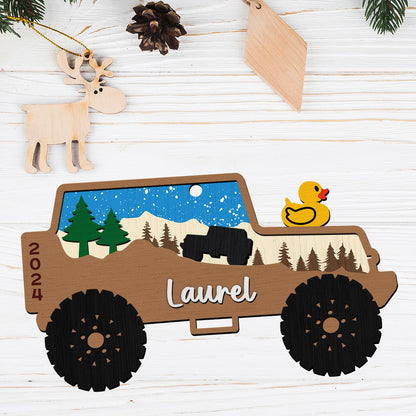 Personalized Jeep Offroad Truck Ornament