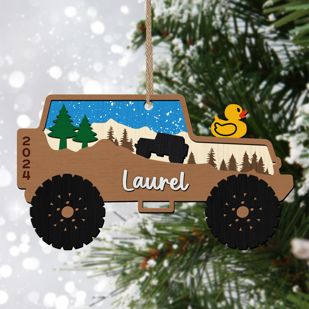 Personalized Jeep Offroad Truck Ornament