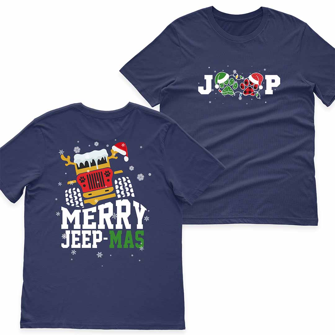 Merry Jeep Dog Mas Christmas Gift T-Shirt Hoodie Supler Store