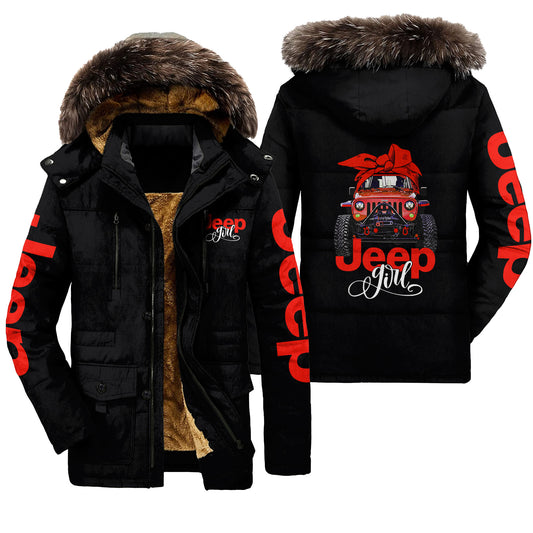 Jeep Girl Multicolor Offroad Parka Jacket