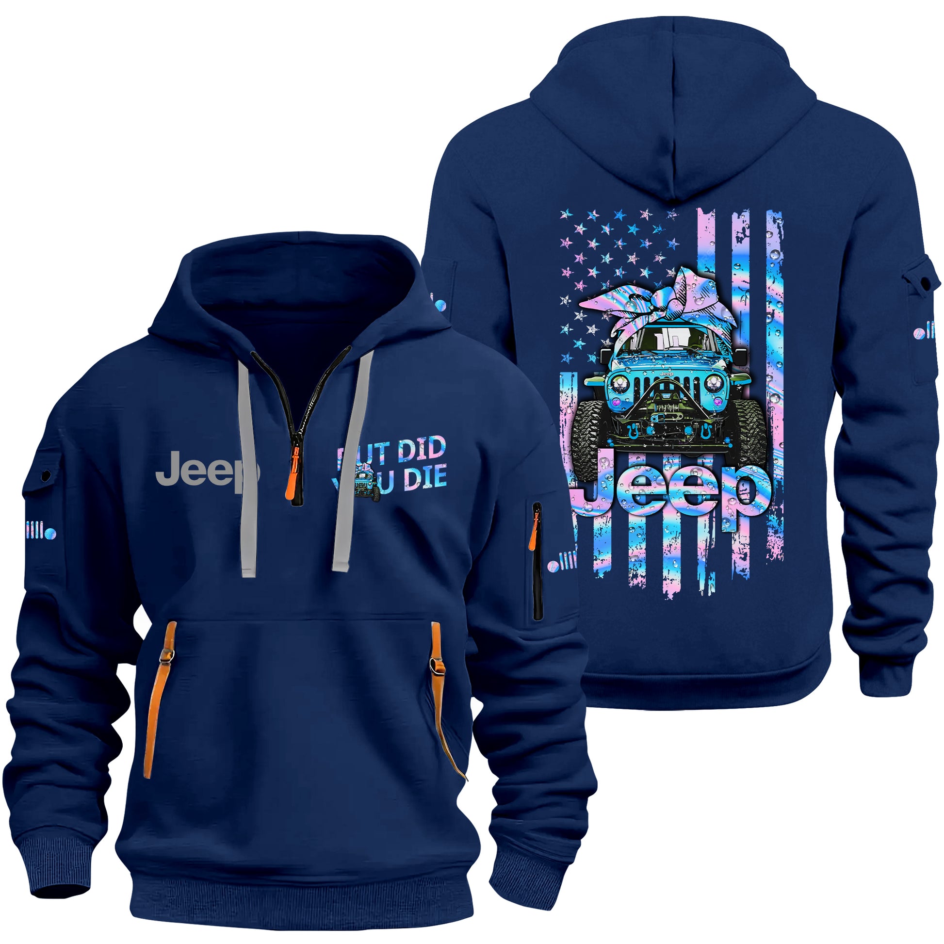 Jeep Girl But Did You Die Fleece Zip Hoodie Supler Store