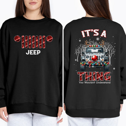 It's a Jeep Thing Christmas Gift Long Sleeve T-Shirt