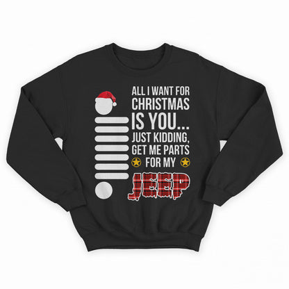 Get Me Parts for My Jeep Christmas Hoodie