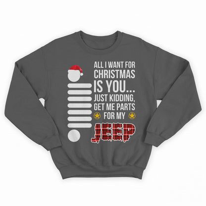 Get Me Parts for My Jeep Christmas Hoodie