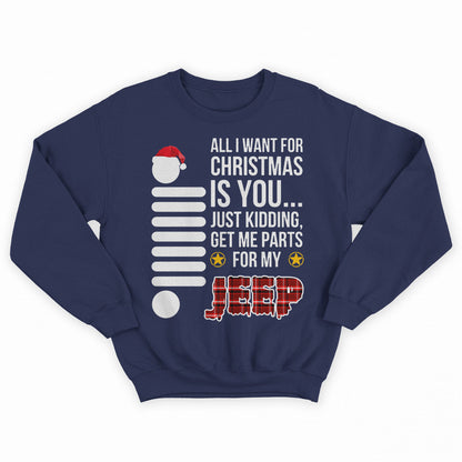 Get Me Parts for My Jeep Christmas Hoodie