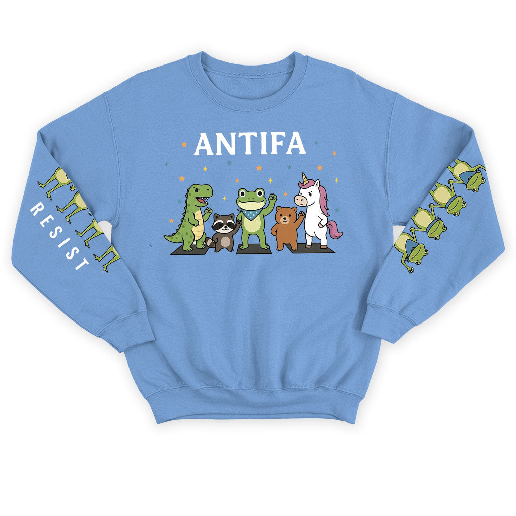 Antifa Portland Frog Resist Hoodie T-Shirt Supler Store
