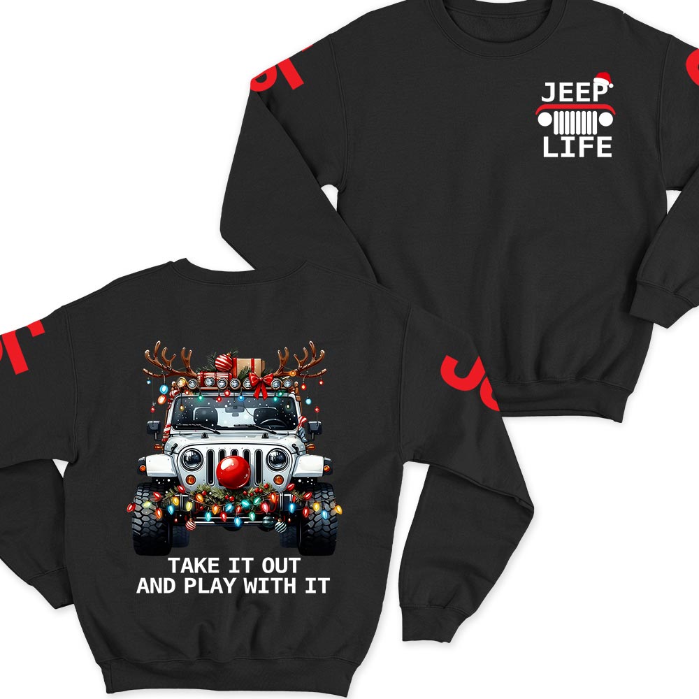 Jeep Life Merry Christmas Hoodie Supler Store