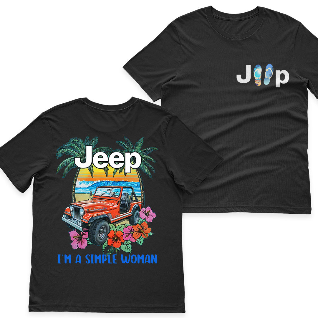 Jeep Beach I'm A Simple Woman Hoodie T-Shirt