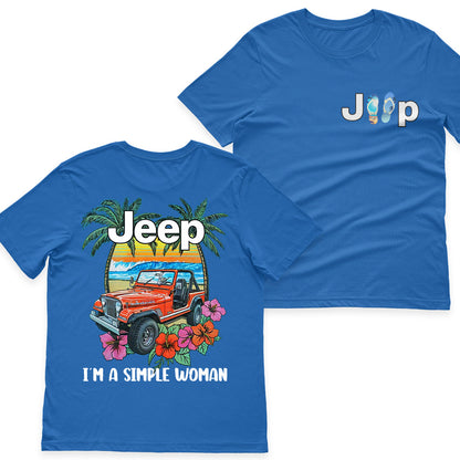 Jeep Beach I'm A Simple Woman Hoodie T-Shirt