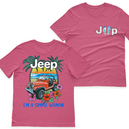 Jeep Beach I'm A Simple Woman Hoodie T-Shirt