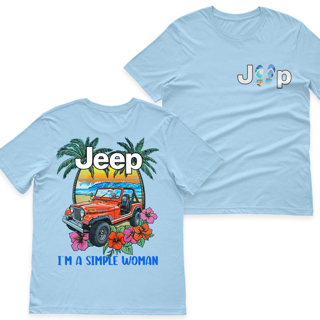 Jeep Beach I'm A Simple Woman Hoodie T-Shirt