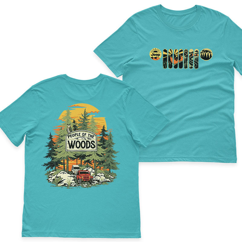 Jeep In The Woods Hoodie T-Shirt