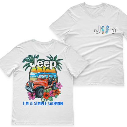 Jeep Beach I'm A Simple Woman Hoodie T-Shirt