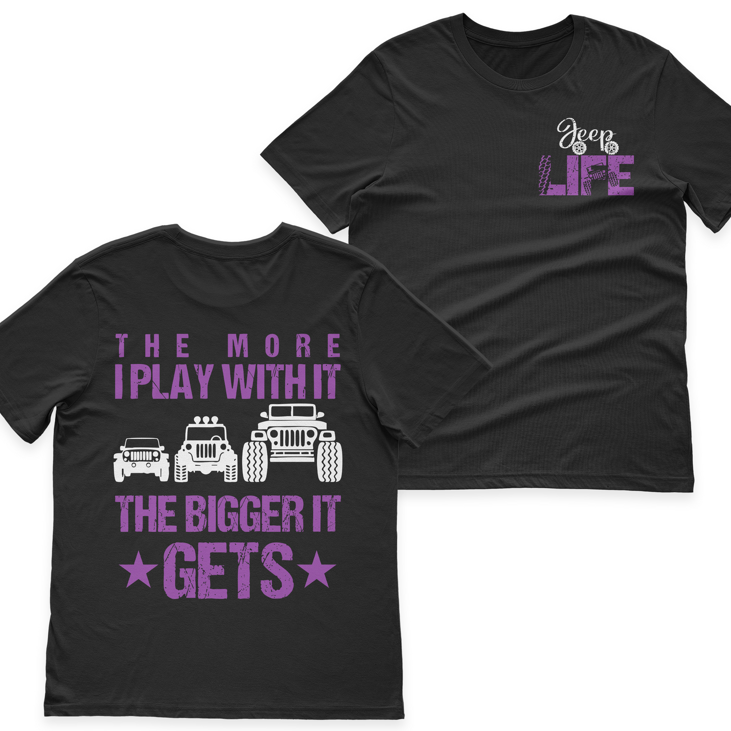 Jeep The More I Play With It The Bigger It Gets T-Shirt Hoodie